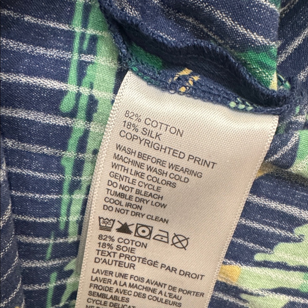 Tommy Bahama Cotton Silk tropical camp shirt size XL - Picture 7 of 7
